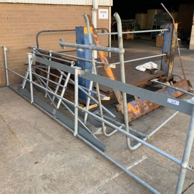 Quantity Assorted Steel Framed Safety Barriers