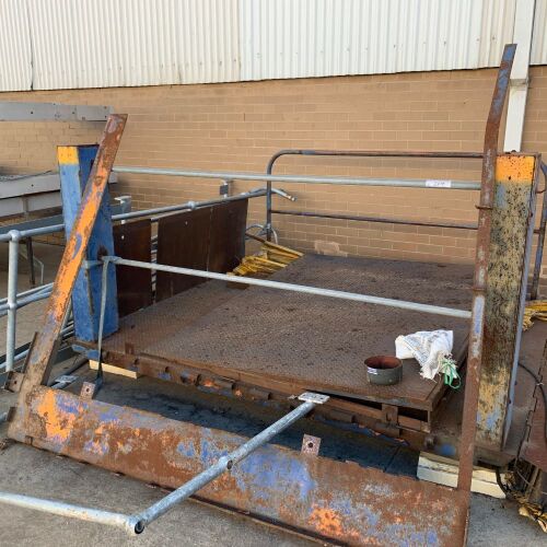 Heavy Duty Steel Framed Dock Levelling Platform