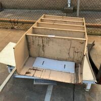Lot Assorted Shelving Work Stands, Table Tops etc