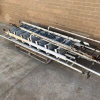 4x Assorted Steel Framed Access Stairs and Ladders