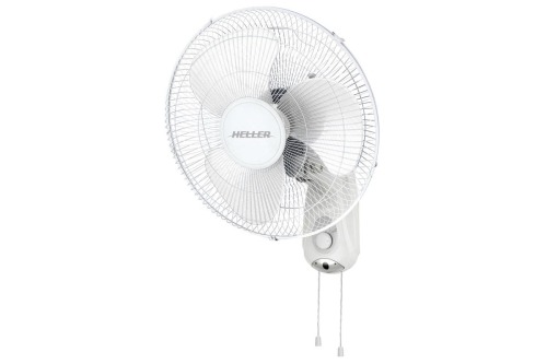 Heller 40cm Wall Fan with Pull Cord (HWAL40P) and Heller 40cm Basic Pedestal Fan (PF40) and HELLER SOPHIE 5 REVERSIBLE BLADE CE and HELLER HARRIET 1200MM CEILING FAN (4 units)