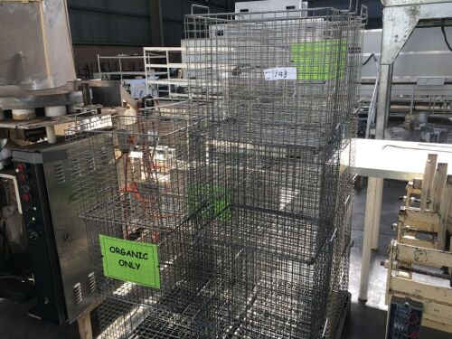 Pallet of wire Baskets 450mm Long x 330mm Wide x 400mm High