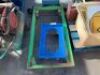3x Assorted Steel and Plastic Mobile Work Stands