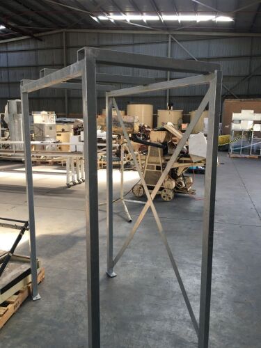 Galvanised Framed Stand 1450mm Long x 850mm Wide x 2000mm High