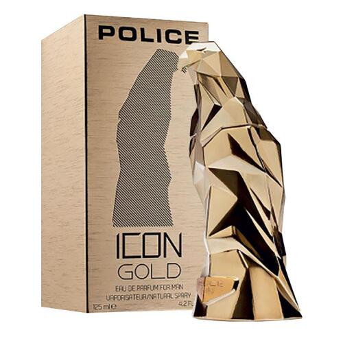 4x Police Icon Gold Eau de Parfum 125ml Spray