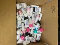 One box roll on deodarents  , Dove Go Fresh, Rexona Invinsible Dry, Rexona Shower Fresh, Nivea Every Day Active  & Dove Go Fresh, quantities unknown .