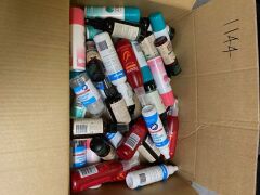 One mixed box antiperspirant sprays and roll ons, unknown quantity.