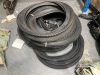 51 x Assorted Bike Tyres, Black, Rubber Material, Assorted Styles and Sizes