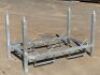 Qty of 8 stackable wine barrel racks