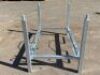 Qty of 8 stackable wine barrel racks - 2