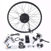 AKEZ 500W 48V Motor 10AH Battery Electric Bike Conversion Kit Back Wheel E-Bike Accessories BK-ACC-REFIT-500W-DMHC