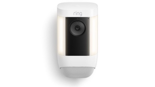 Ring Spotlight Cam Pro Battery Outdoor Security Camera - White