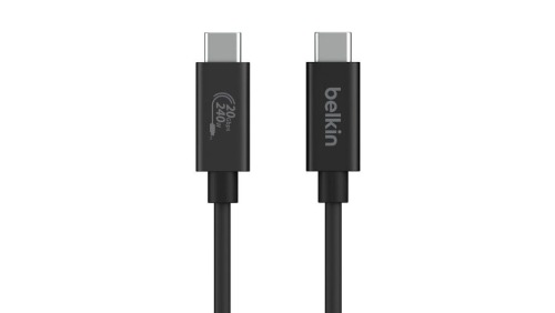 2 x BELKIN USB4 USB-C TO USB-C 240W 2M BLK