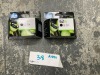 2 x HP 62XL PRINTER BLACK INK