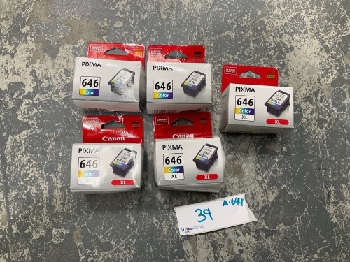 Bundle of Pixma 646 Colour Ink Cartridges
