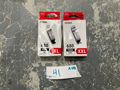 Bundle of Canon 680 Ink Cartridges