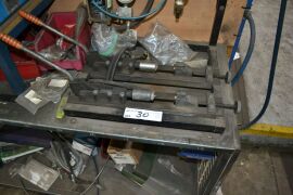 2 x Pneumatic Inserting Tools, Small Parts Storage Drawers And Components