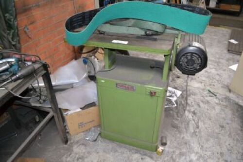 Toolex Steel Framed Motorised Linishing Belt