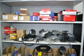 Large Quantity Assorted Air and Oil Filters, Tube, Hose and Hose Fittings