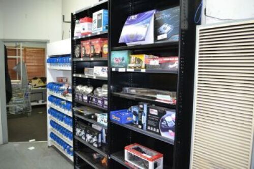 2 x Bays Heavy Duty Steel Framed Adjustable Stock Shelving