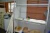 4 x Bays Steel Framed Adjustable Shelving, Stationery Cabinet