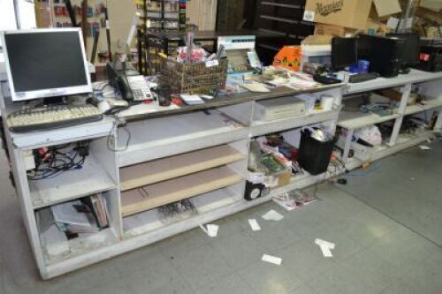 Timber Framed Laminated Topped Retail Counter