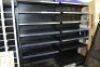 16 x Bays Heavy Duty Steel Framed Single Sided Adjustable Gondola Display Shelving (Black)