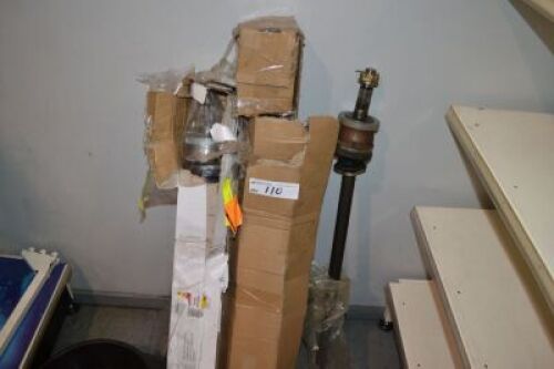 2 x Heavy Duty Steel Vehicle Drive Shafts