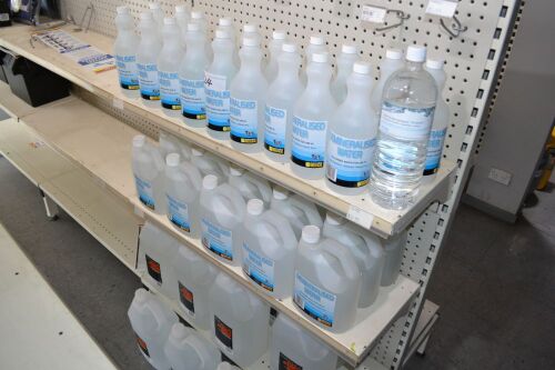 Quantity 1, 2 and 5 Litre Bottles Demineralised and Distilled Water