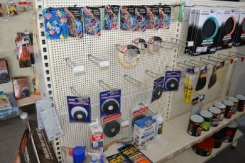 Quantity Wet and Dry Sand Paper, Sanding Blocks, Assorted Paint