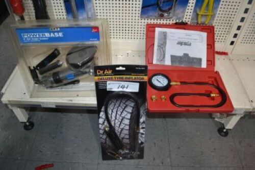 Power Base Pneumatic Right Angle Grinder, Dr-Air Tyre Inflator