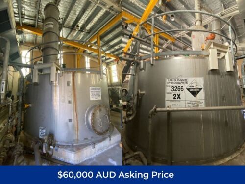 Powder Make-Down System (Sodium Hydrosulphite) with Lightnin Agitator ...