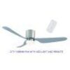 City DC LED Ceiling Fan 52" with Remote BRUSHED CHROME FC388133BC