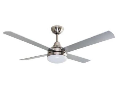 Cardiff 52" DC Ceiling Fan with Light Brushed Chrome - FC652134RBC