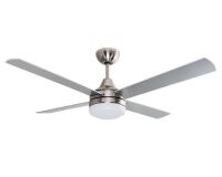 Cardiff 52" DC Ceiling Fan with Light Brushed Chrome - FC652134RBC