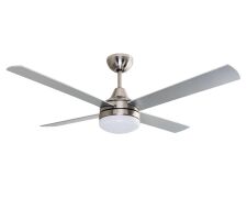 Cardiff 52" DC Ceiling Fan with Light Brushed Chrome - FC652134RBC