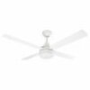 Mercator&nbsp;130cm Cardiff White Ceiling Fan w/ Light FC652134RWH