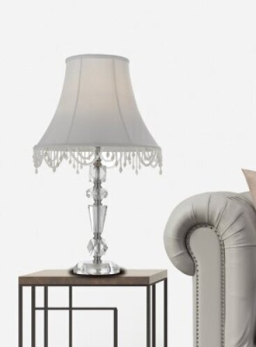 Eden Table Lamp E27 in Chrome/Gold Telbix Lighting - EDEN TL-CH/WH