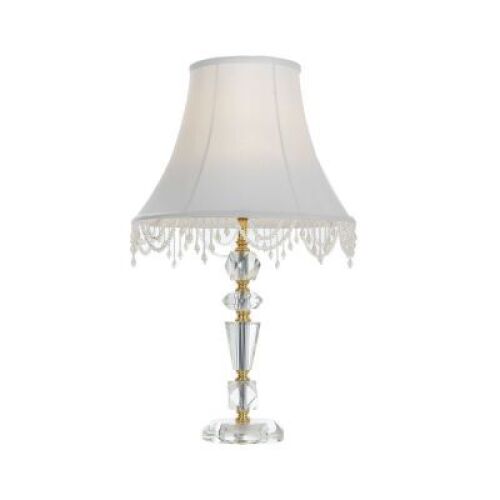 Eden Table Lamp Gold /White EDEN TL-GD/WH
