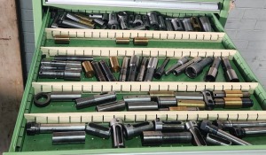 Qty of Assorted CNC Tooling, Bar Feed Collets and Guide Bushes