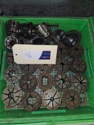Assorted collets, includes green tray