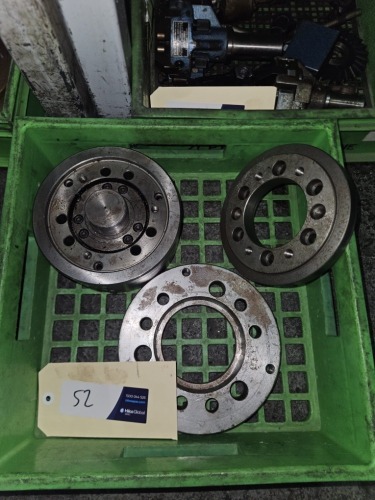 Three Jaw Hydraulic Chuck with Adapter Plate