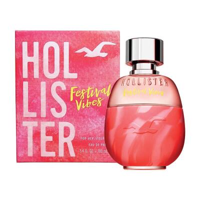 5x Hollister Festival Vibes For Her Eau De Parfum 100ml Spray