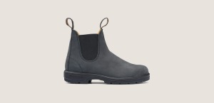Blundstone Elastic Sided Boot - 587 - Rustic Black - Size US/13
