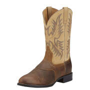 Ariat Men's Booker Ultra 10031452 - Distressed Tan - EE Wide - Size US/12
