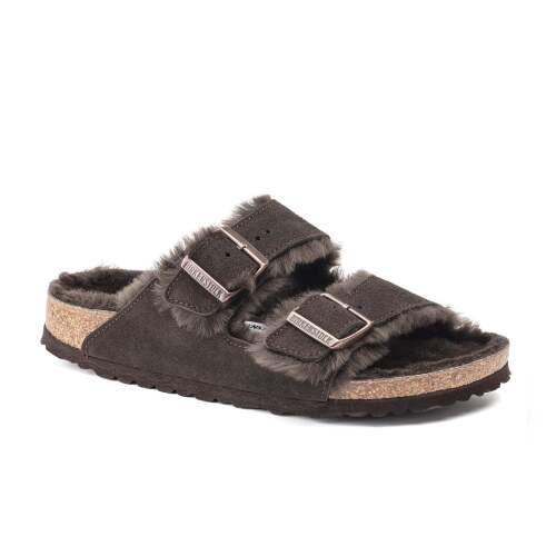 Birkenstock Men's Arizona Shearling 1020566 - Mocca - Size EU/44