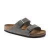 Birkenstock Men's Arizona BS 1020752 - Desert Buck Whale Gray - Size EU/41