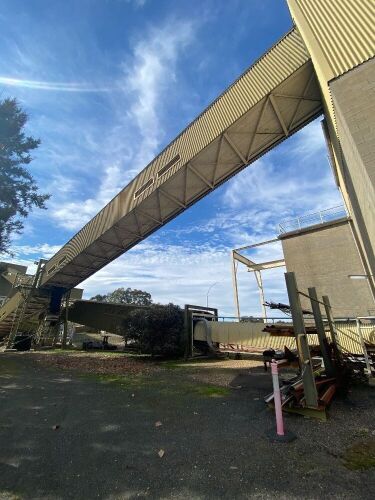Prox Rubber Trough Belt Incline Conveyor System