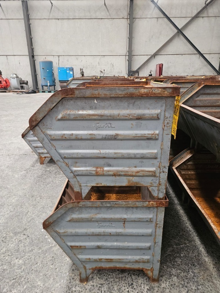 10x FAMI Steel Storage Stackable Bin | Hilco Global APAC