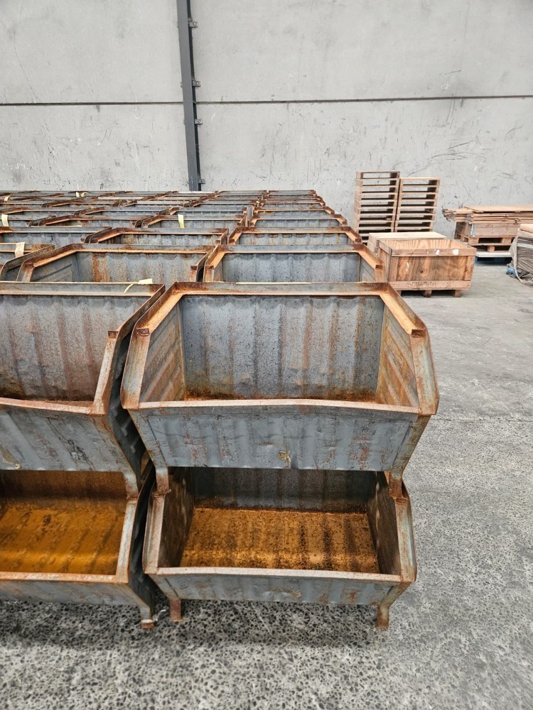 10x FAMI Steel Storage Stackable Bin | Hilco Global APAC